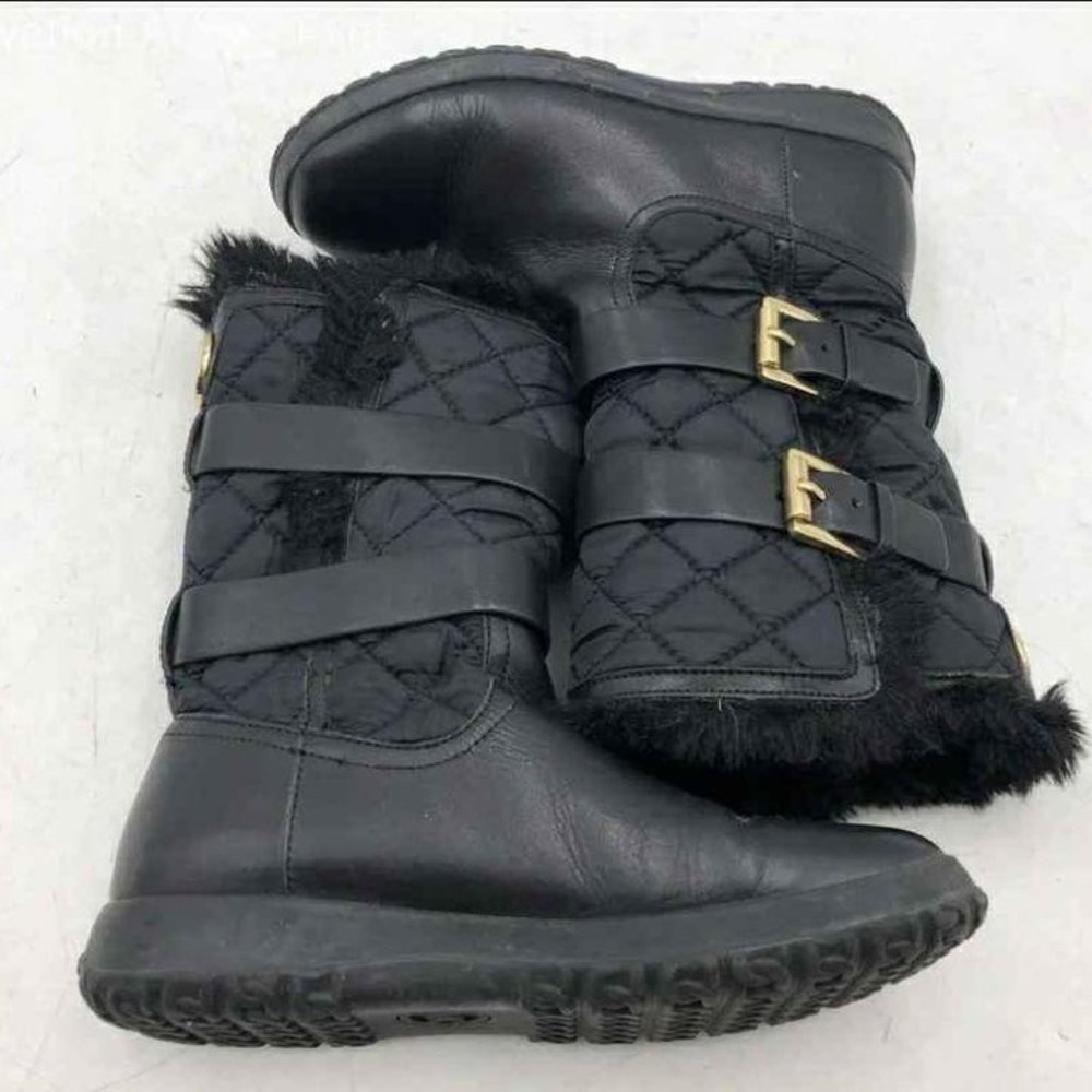 Michael Kors Black Cold Weather / Snow Boots - Size Women's 6 - Picture 2 of 5